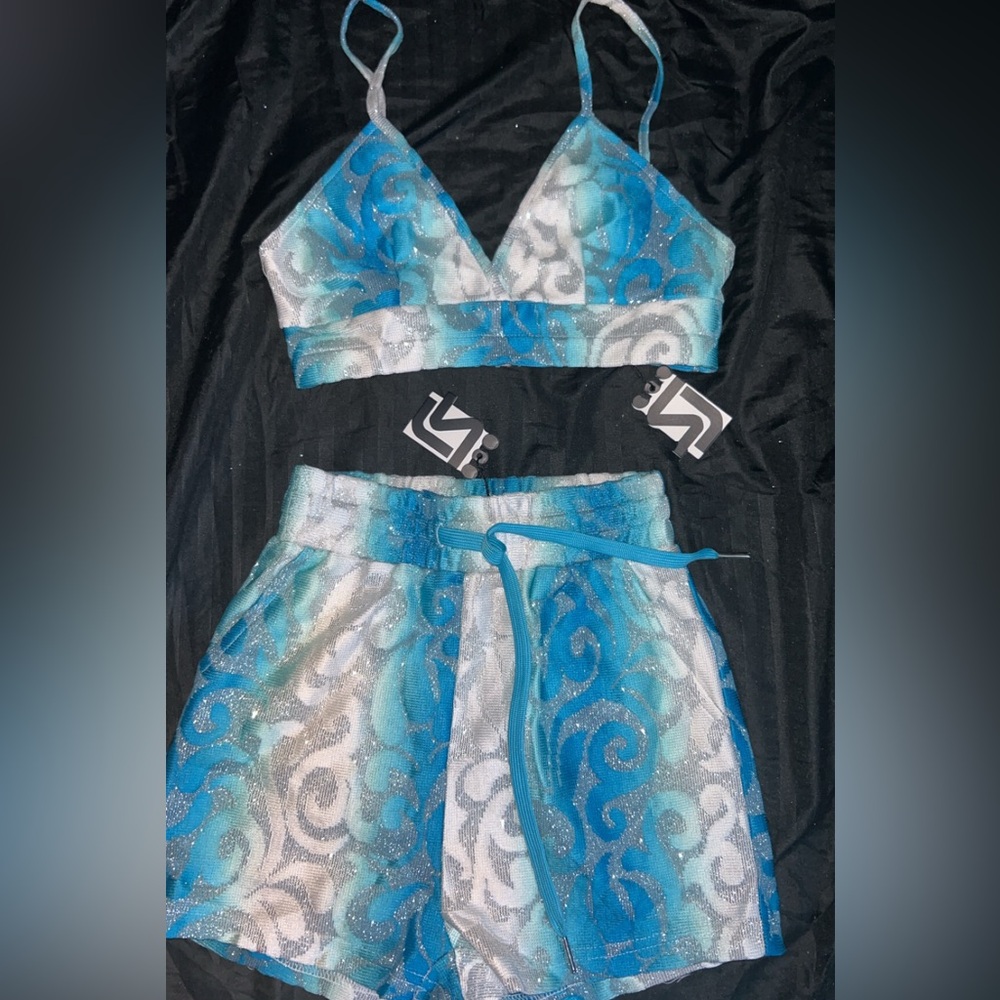 Shane Justin two piece short set size XS